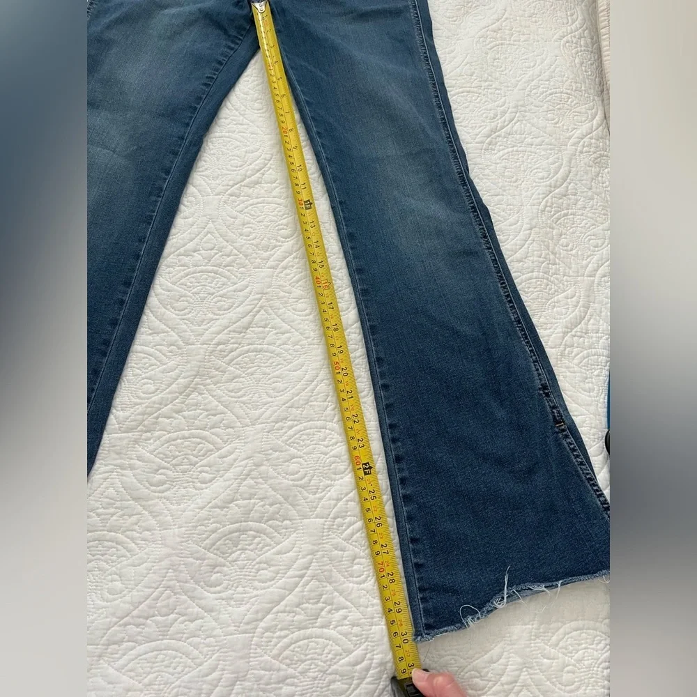 7 For All Mankind Dark Blue Flare Jeans